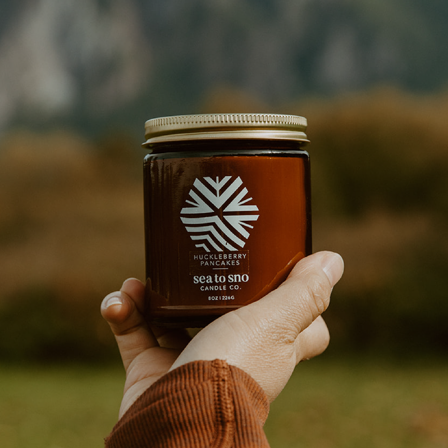 Huckleberry Pancakes Jar Candle